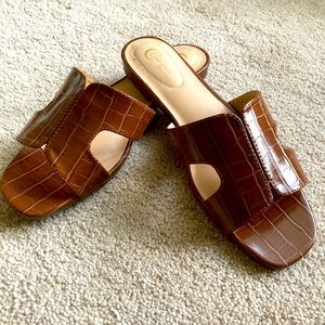 Brown sandals